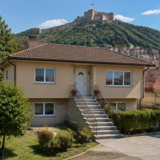 Casă cu grădină elegantă